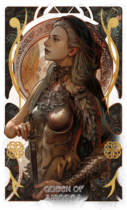The Forest Knows Tarot – Queen of Swords