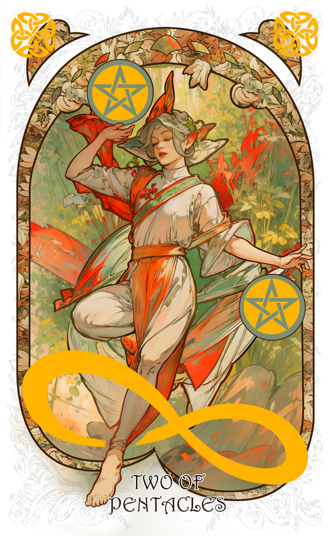 The Forest Knows Tarot – Two of Pentacles