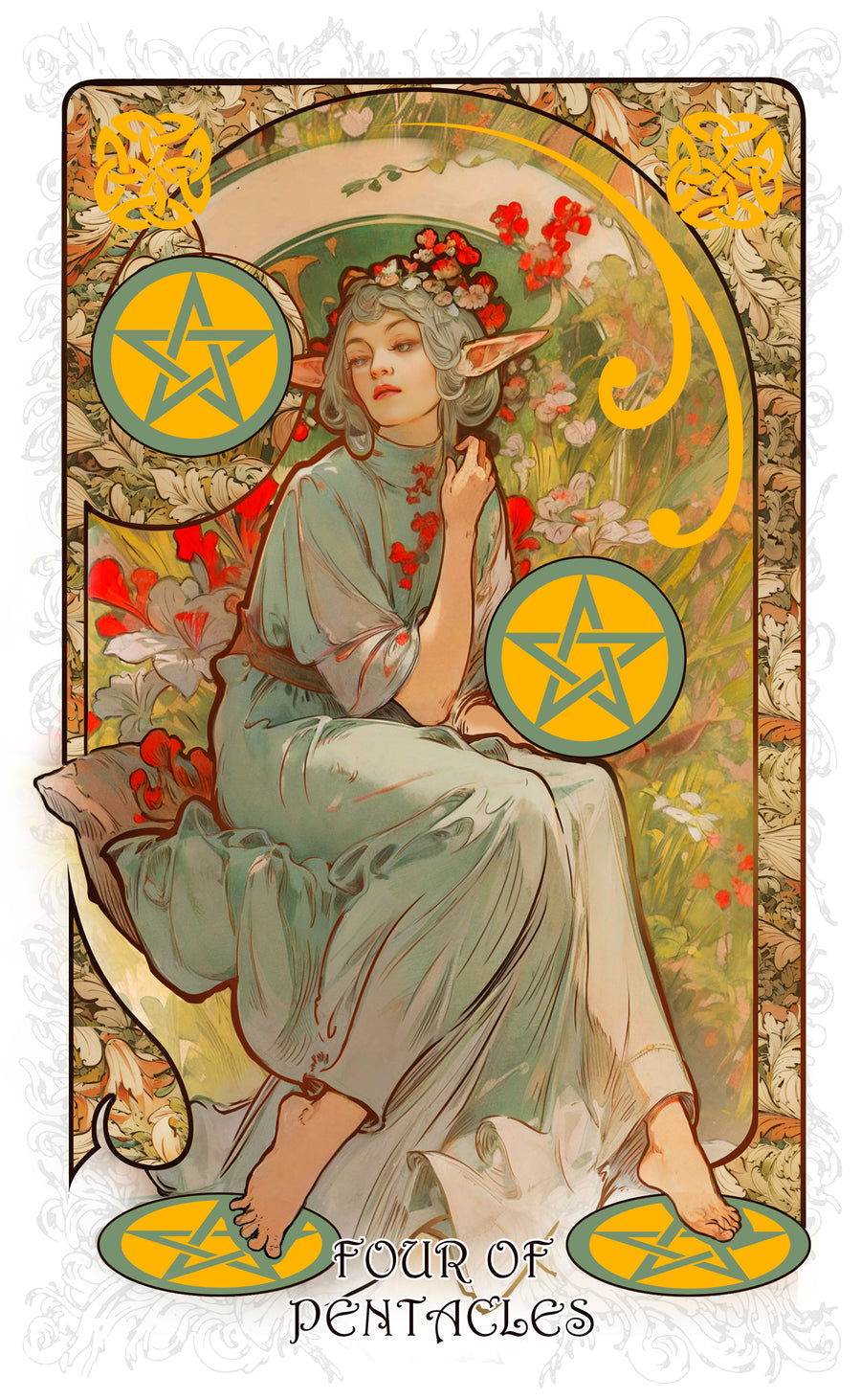 The Forest Knows Tarot – Four of Pentacles