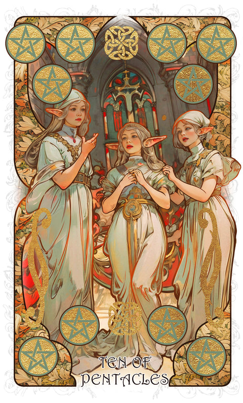 The Forest Knows Tarot – Ten of Pentacles