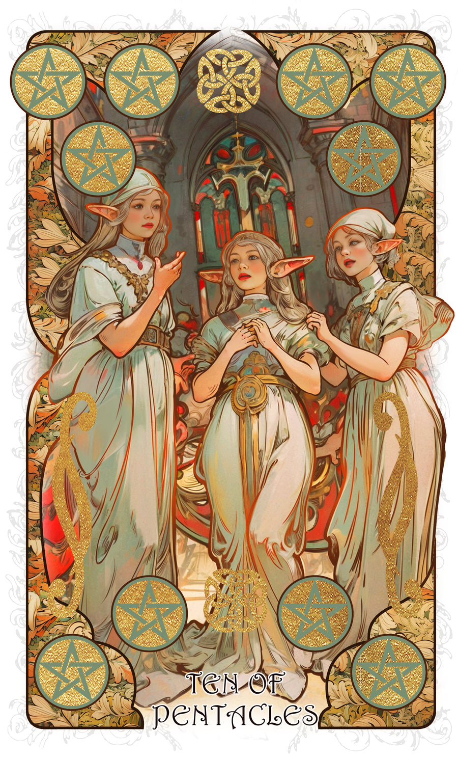 The Forest Knows Tarot – Ten of Pentacles