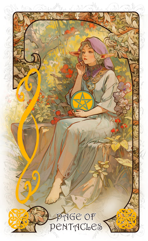 The Forest Knows Tarot – Page of Pentacles