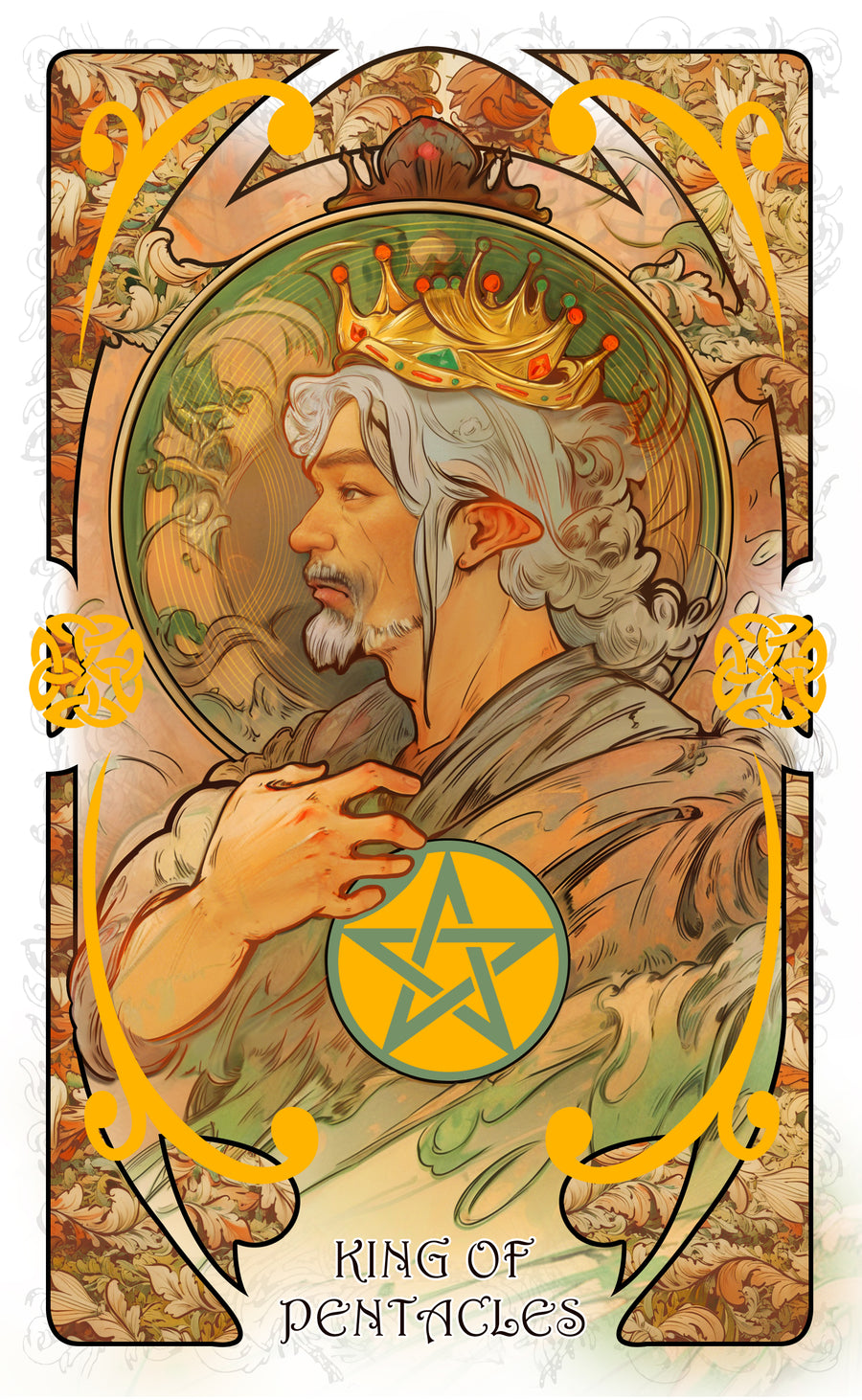 The Forest Knows Tarot – King of Pentacles