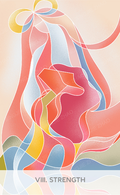 Geometric Dreamland Tarot – Strength