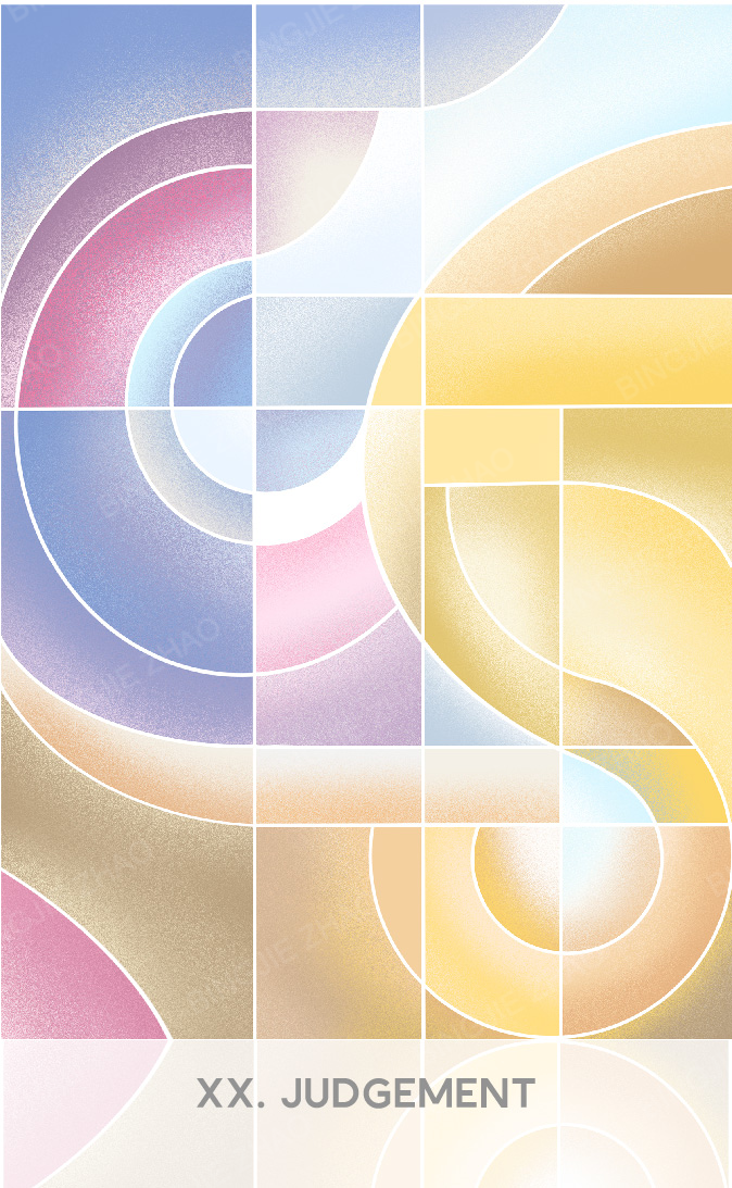 Geometric Dreamland Tarot – Judgement