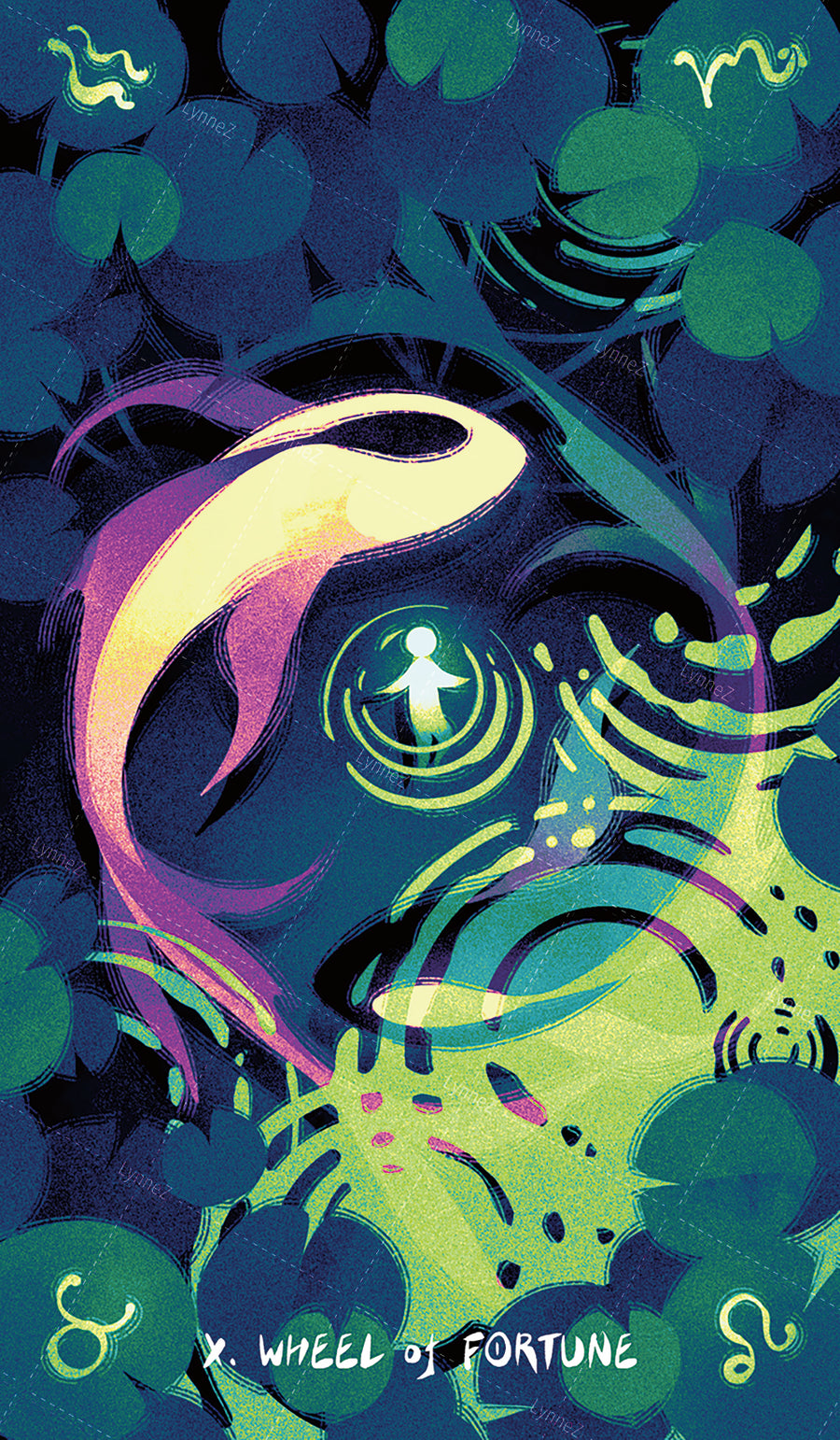 Glimmer Walker Tarot – The Wheel of Fortune