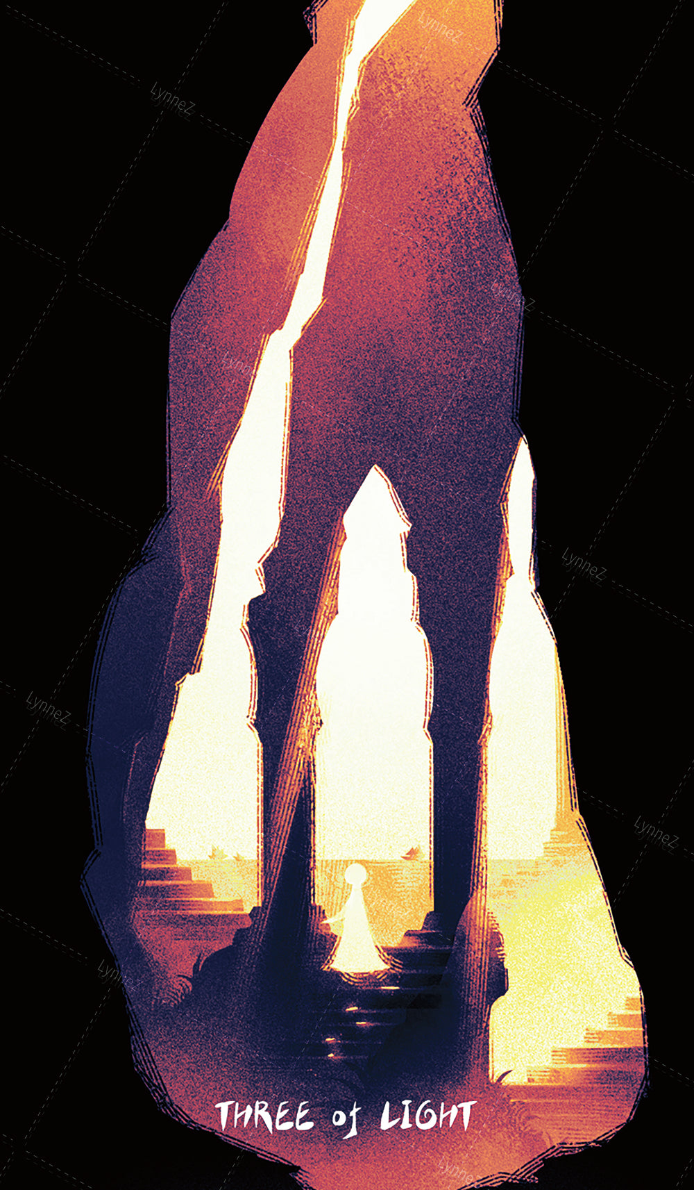 Glimmer Walker Tarot – Three of Light