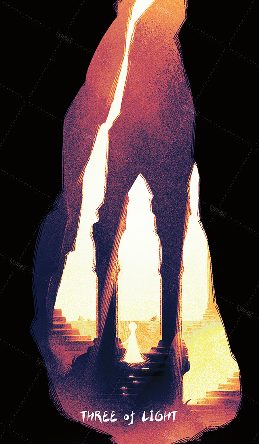 Glimmer Walker Tarot – Three of Light