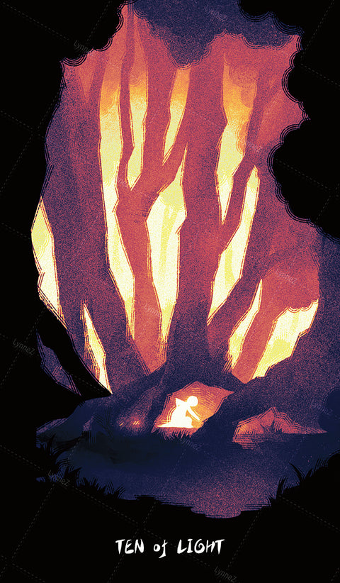 Glimmer Walker Tarot – Ten of Light