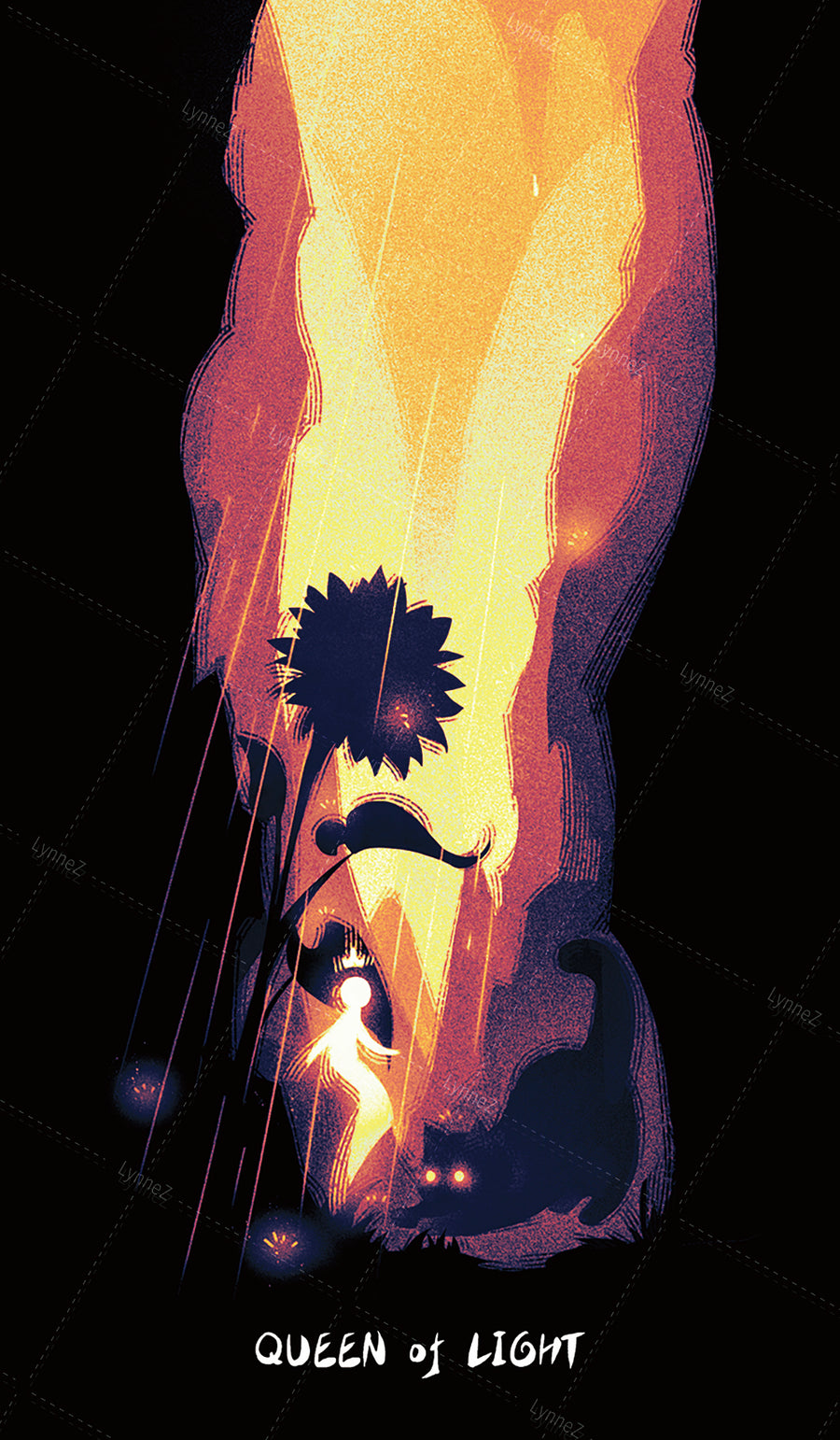 Glimmer Walker Tarot – Queen of Light