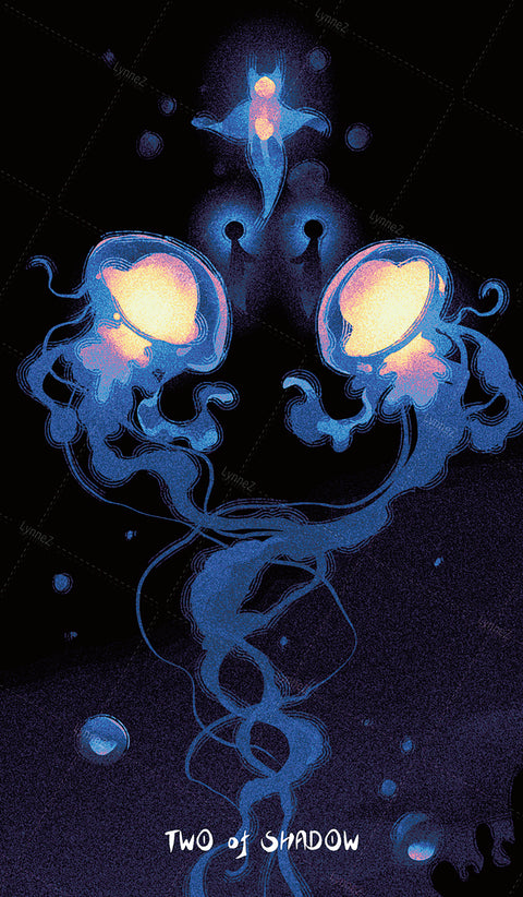 Glimmer Walker Tarot – Two of Shadow