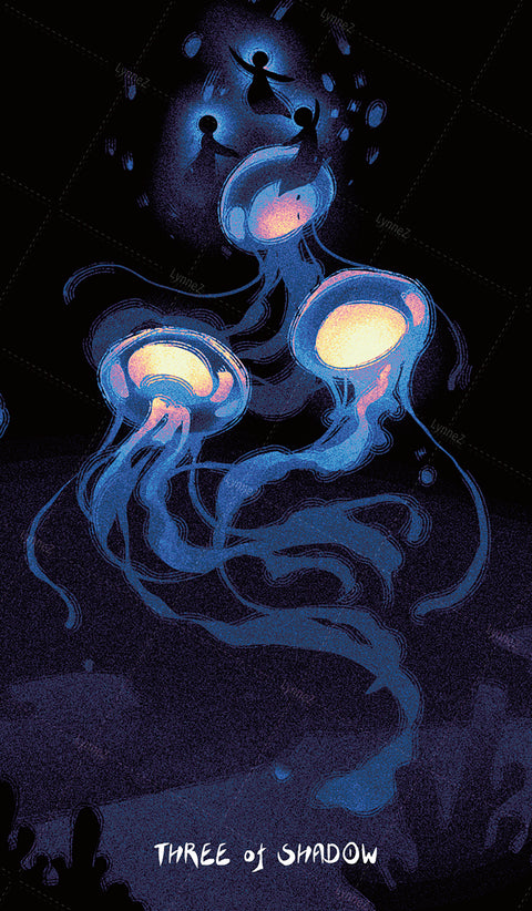 Glimmer Walker Tarot – Three of Shadow
