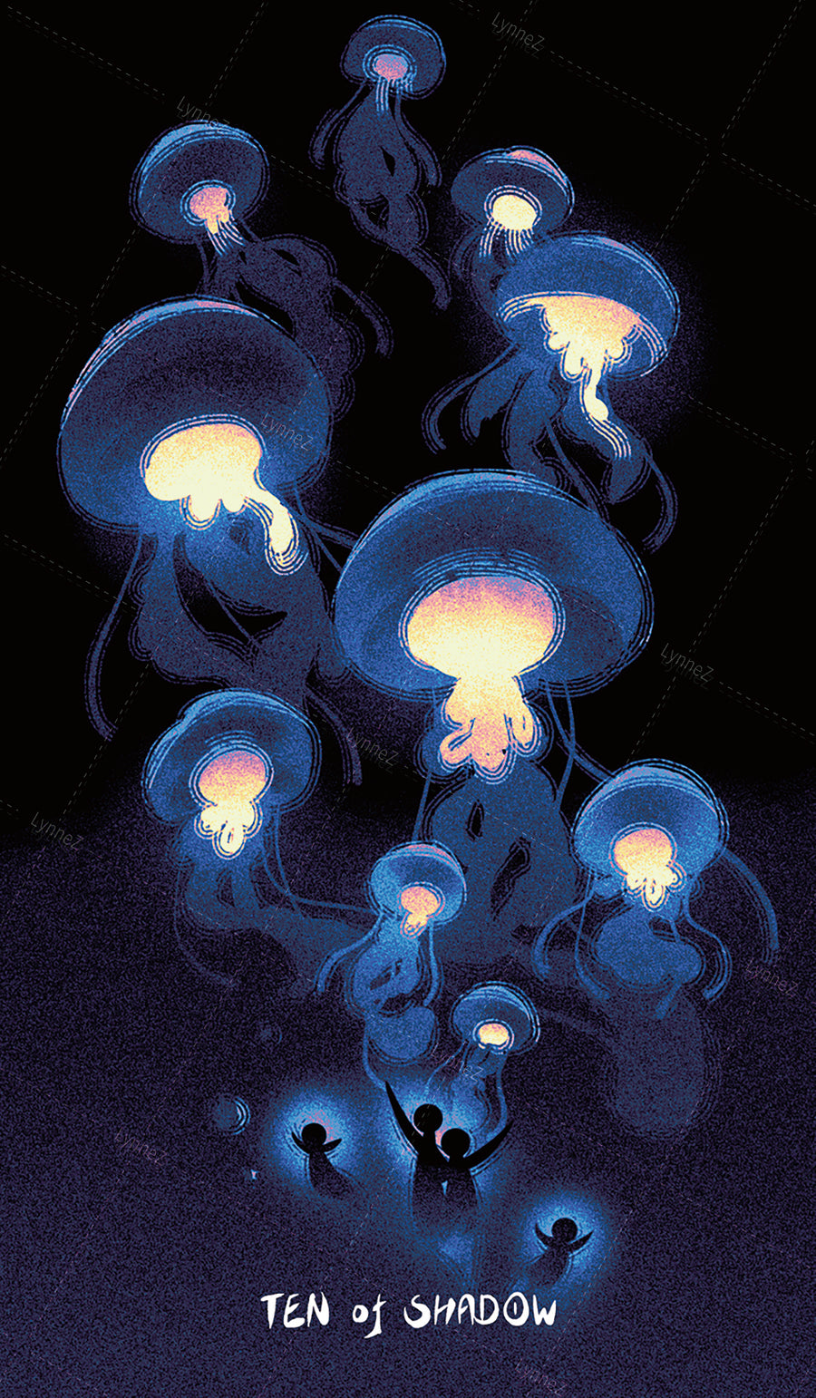 Glimmer Walker Tarot – Ten of Shadow