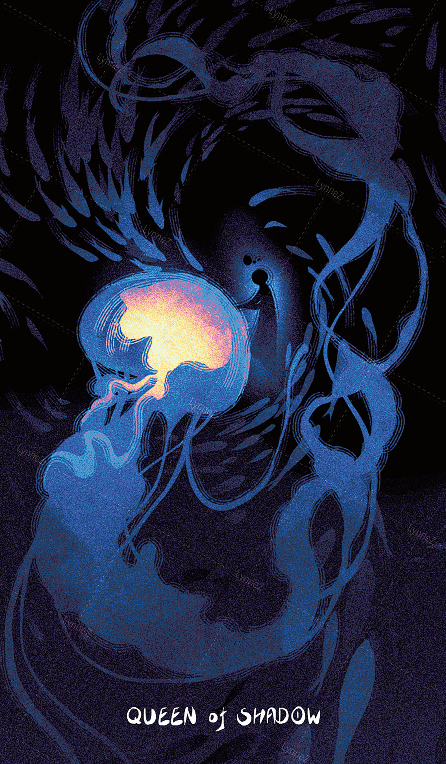 Glimmer Walker Tarot – Queen of Shadow