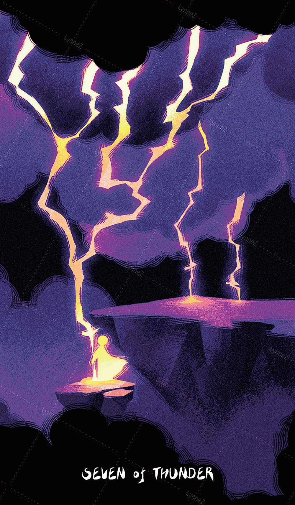 Glimmer Walker Tarot – Seven of Thunder