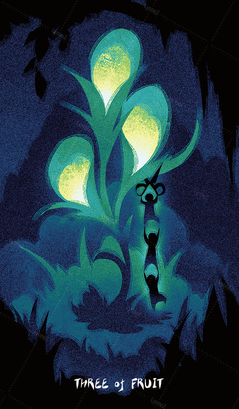 Glimmer Walker Tarot – Three of Fruit