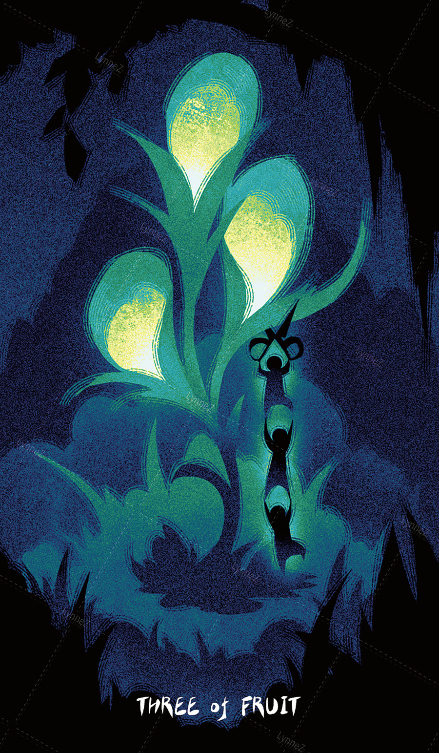 Glimmer Walker Tarot – Three of Fruit