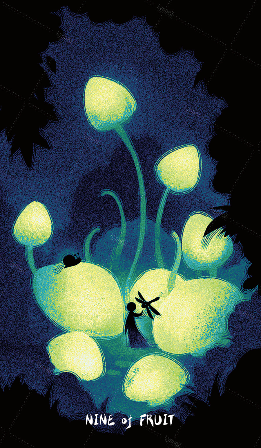 Glimmer Walker Tarot – Nine of Fruit