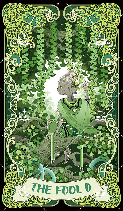 Green Trace Tarot – The Fool