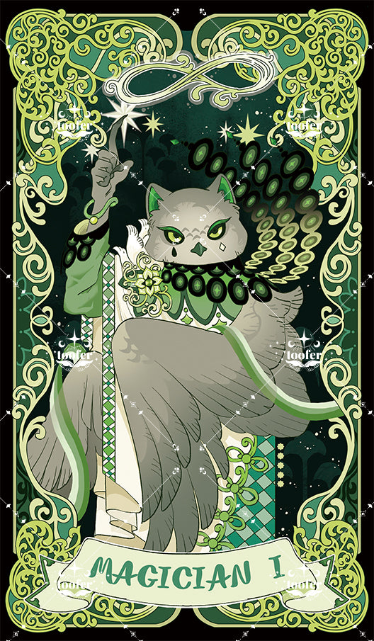 Green Trace Tarot – The Magician