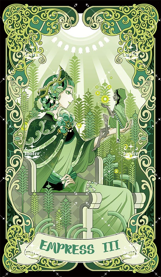 Green Trace Tarot – The Empress