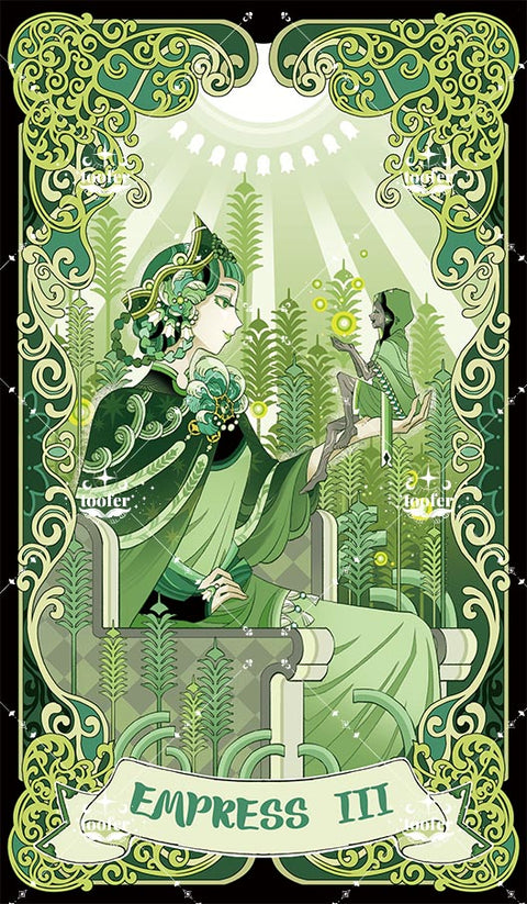 Green Trace Tarot – The Empress