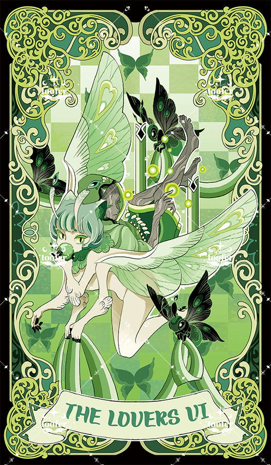 Green Trace Tarot – The Lovers