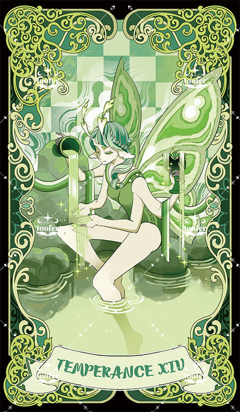 Green Trace Tarot – Temperance