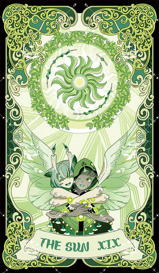 Green Trace Tarot – The Sun