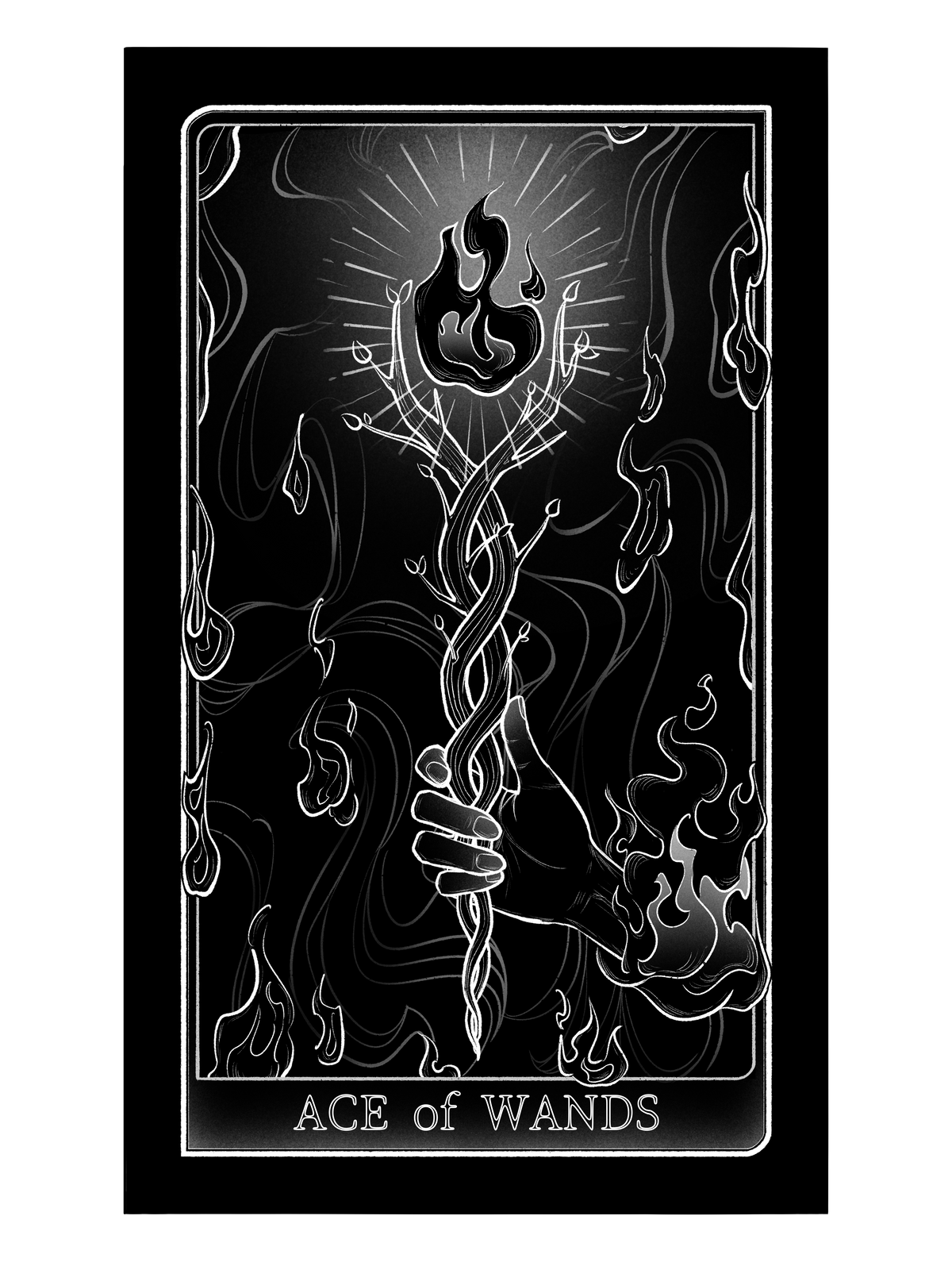 Tarot of Hand – Ace of Wands