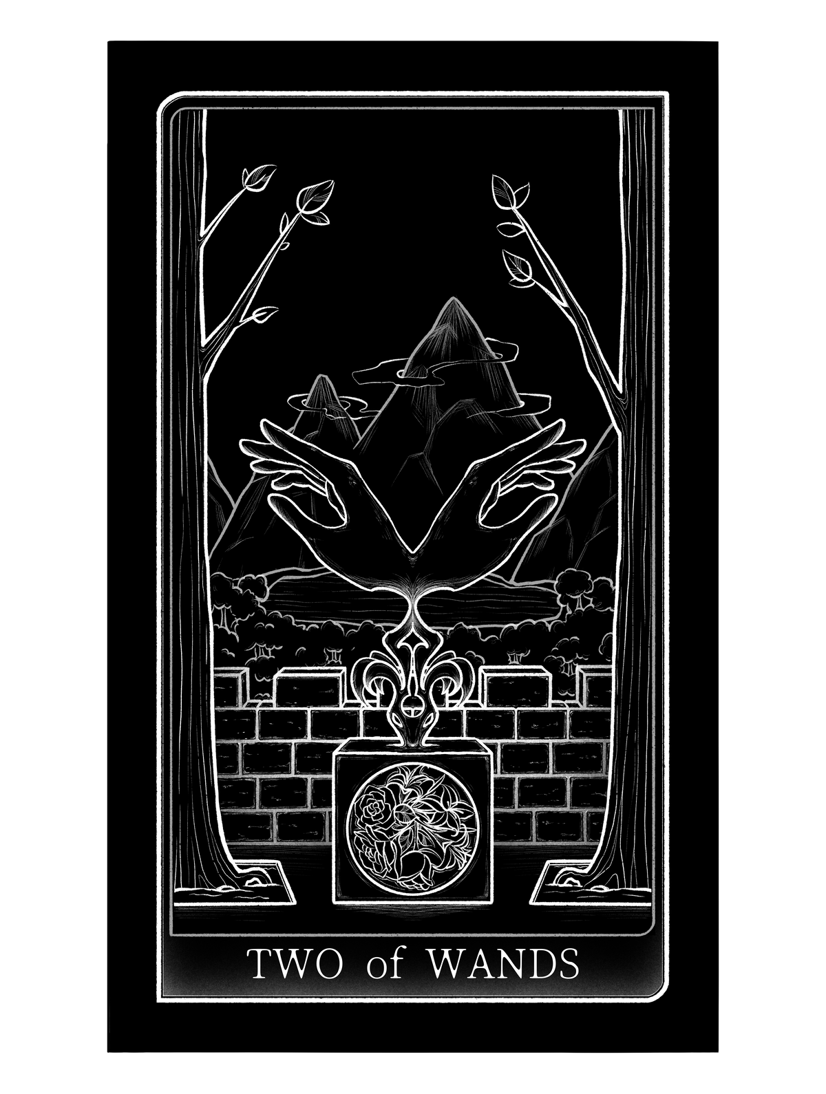 Tarot of Hand – Two of Wands