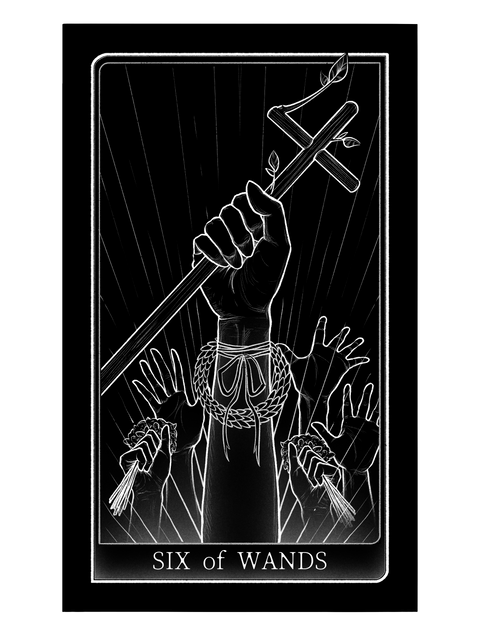 Tarot of Hand – Six of Wands
