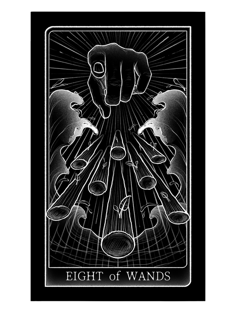 Tarot of Hand – Eight of Wands