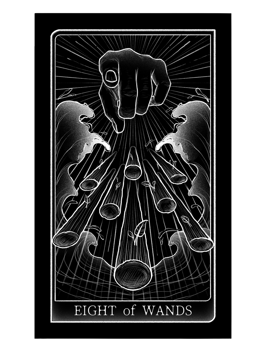 Tarot of Hand – Eight of Wands