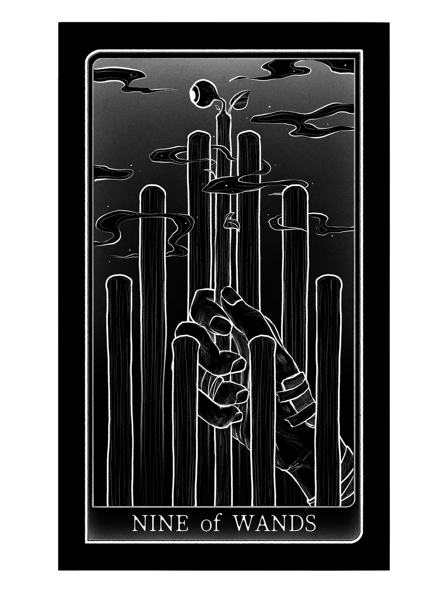 Tarot of Hand – Nine of Wands