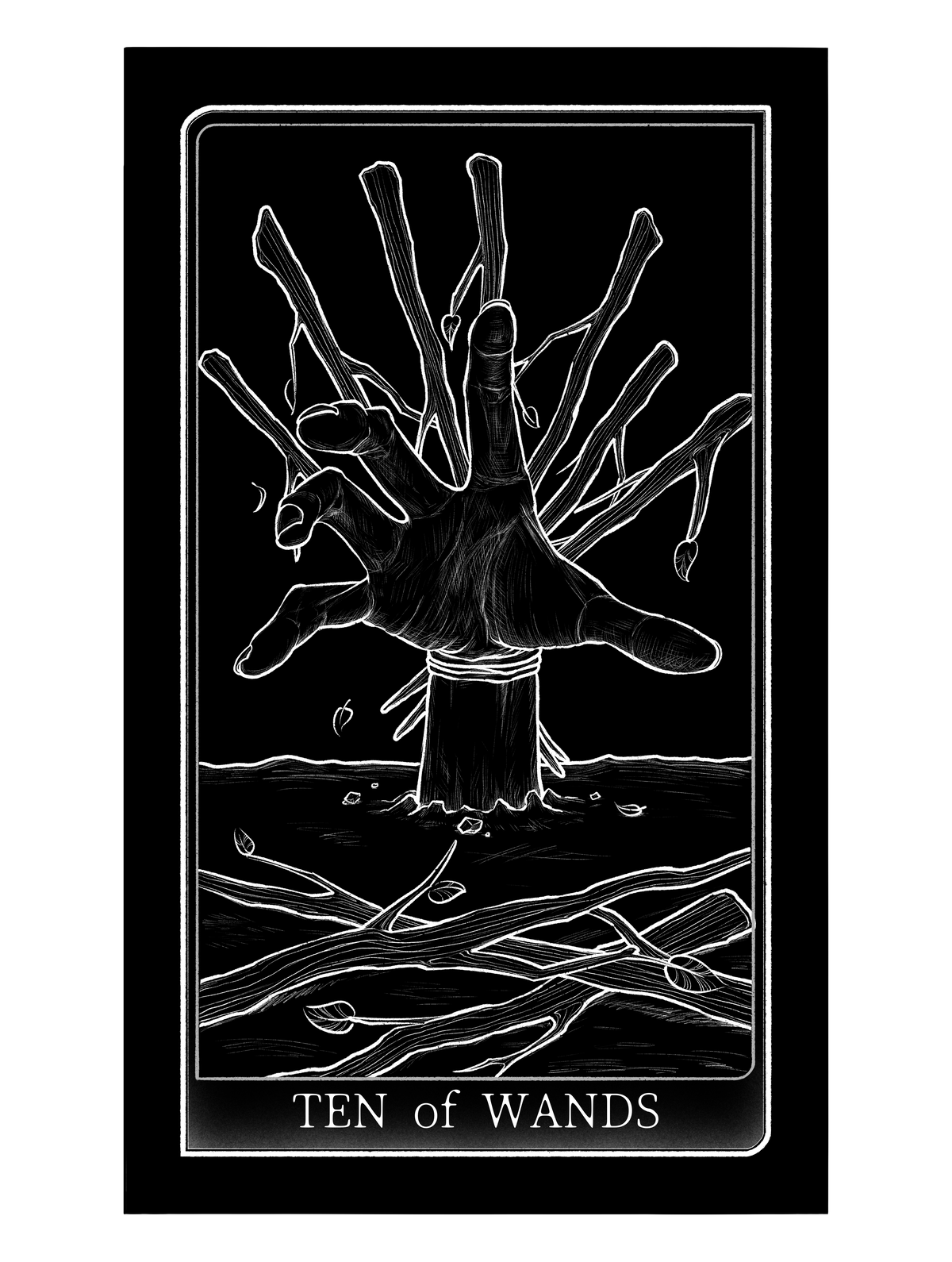 Tarot of Hand – Ten of Wands