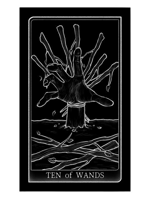 Tarot of Hand – Ten of Wands