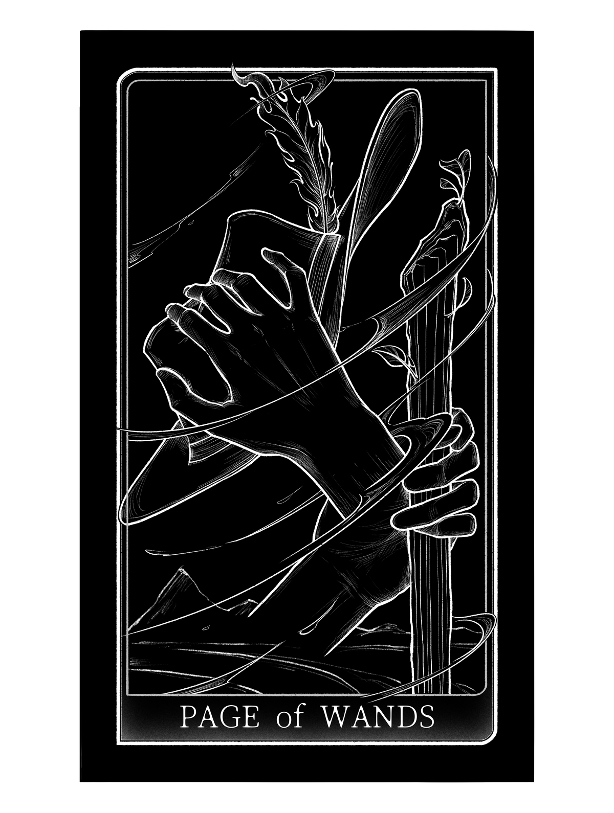 Tarot of Hand – Page of Wands