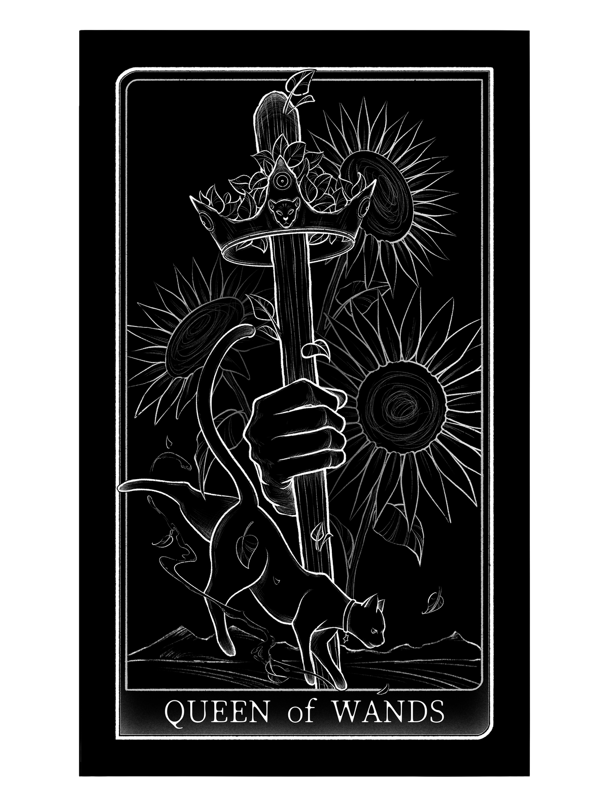 Tarot of Hand – Queen of Wands