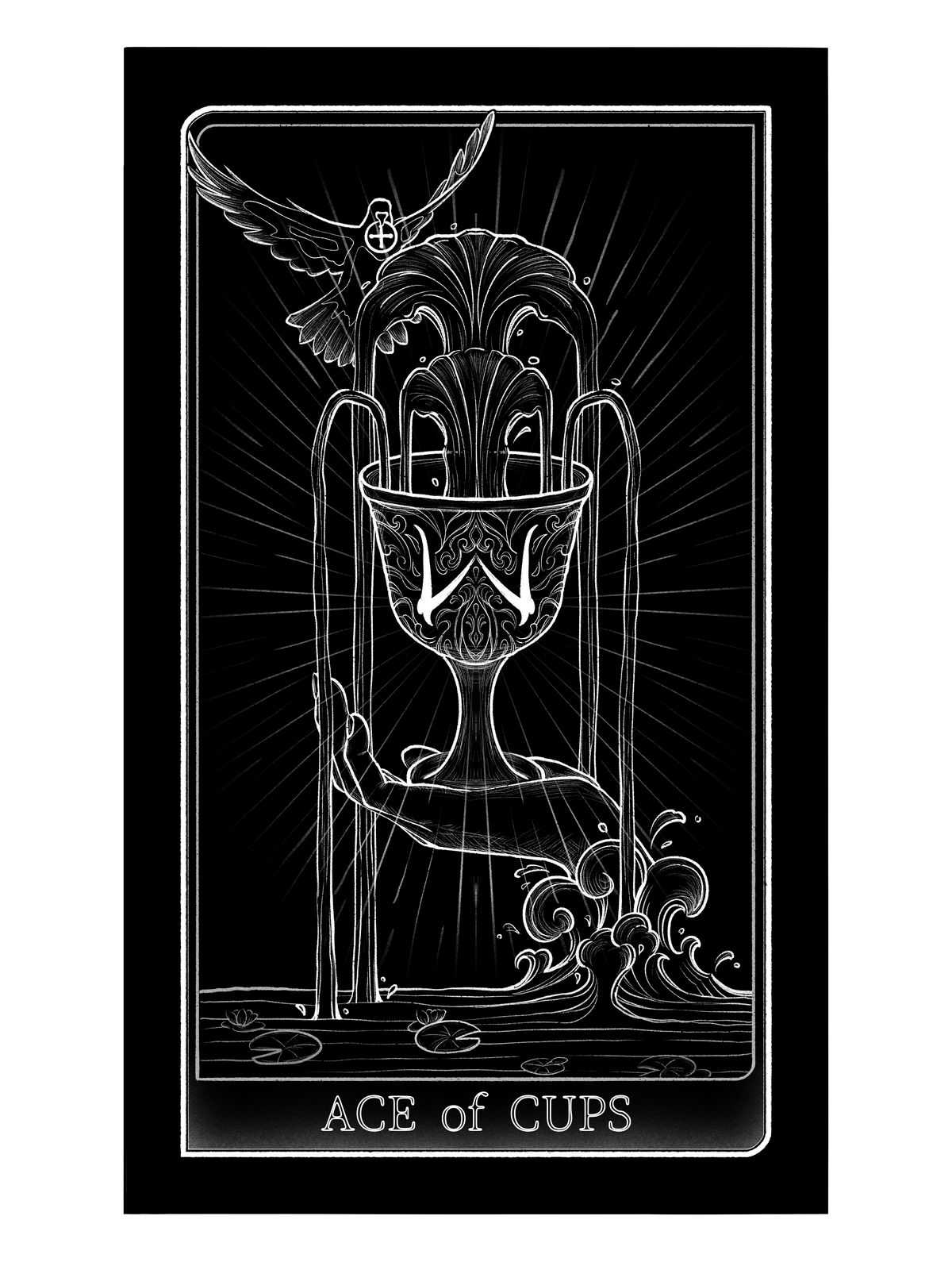 Tarot of Hand – Ace of Cups