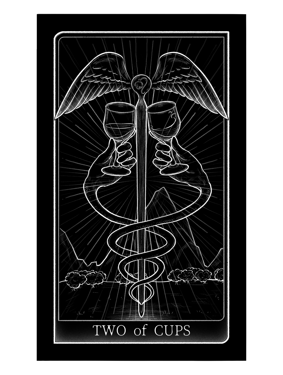 Tarot of Hand – Two of Cups