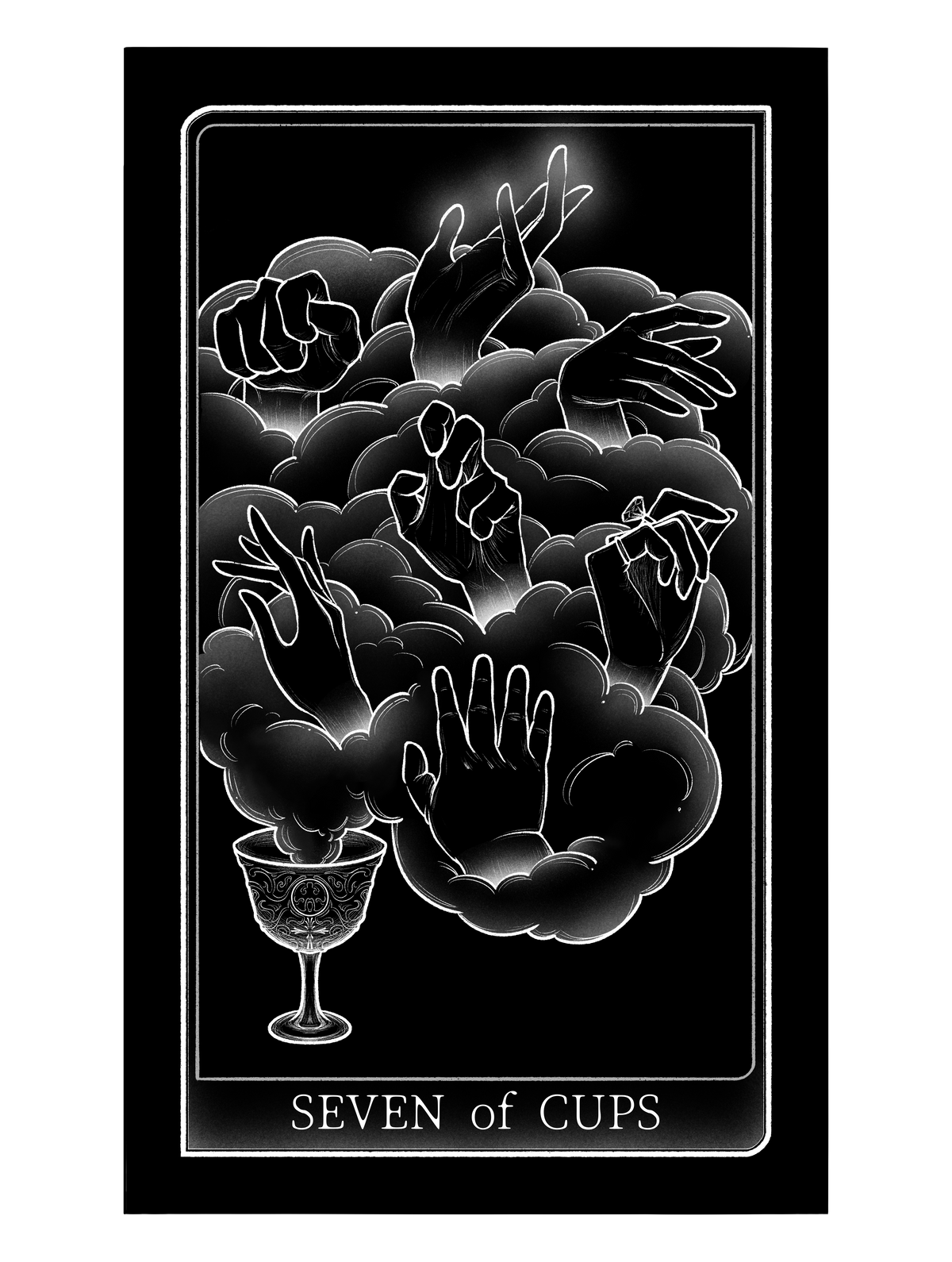 Tarot of Hand – Seven of Cups