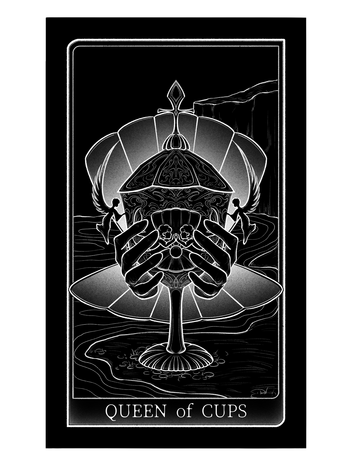Tarot of Hand – Queen of Cups