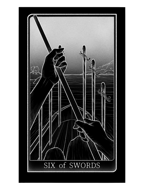 Tarot of Hand – Six of Swords