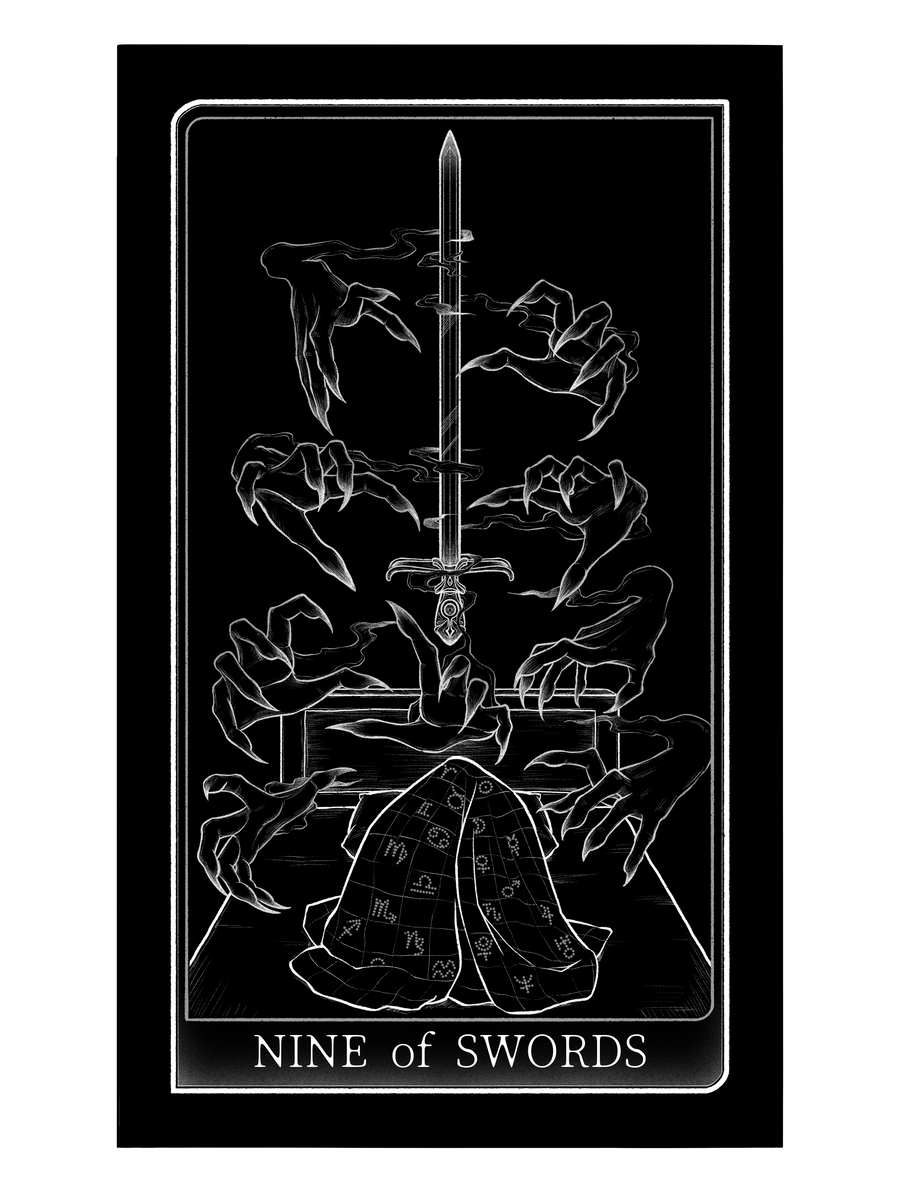 Tarot of Hand – Nine of Swords