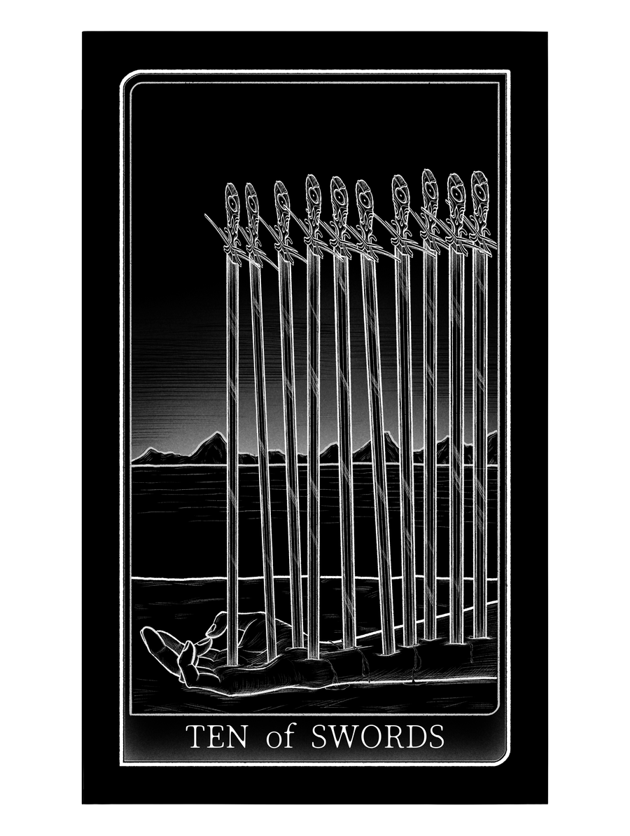 Tarot of Hand – Ten of Swords