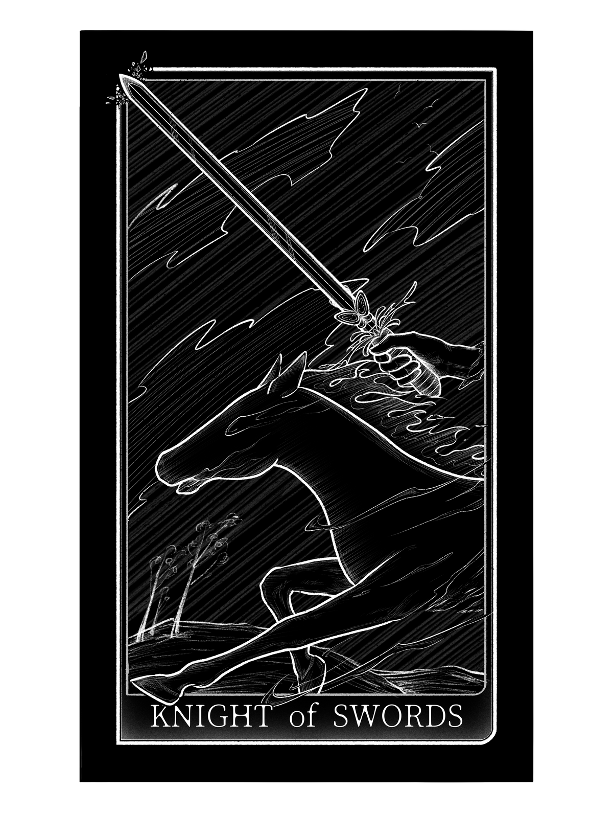Tarot of Hand – Knight of Swords