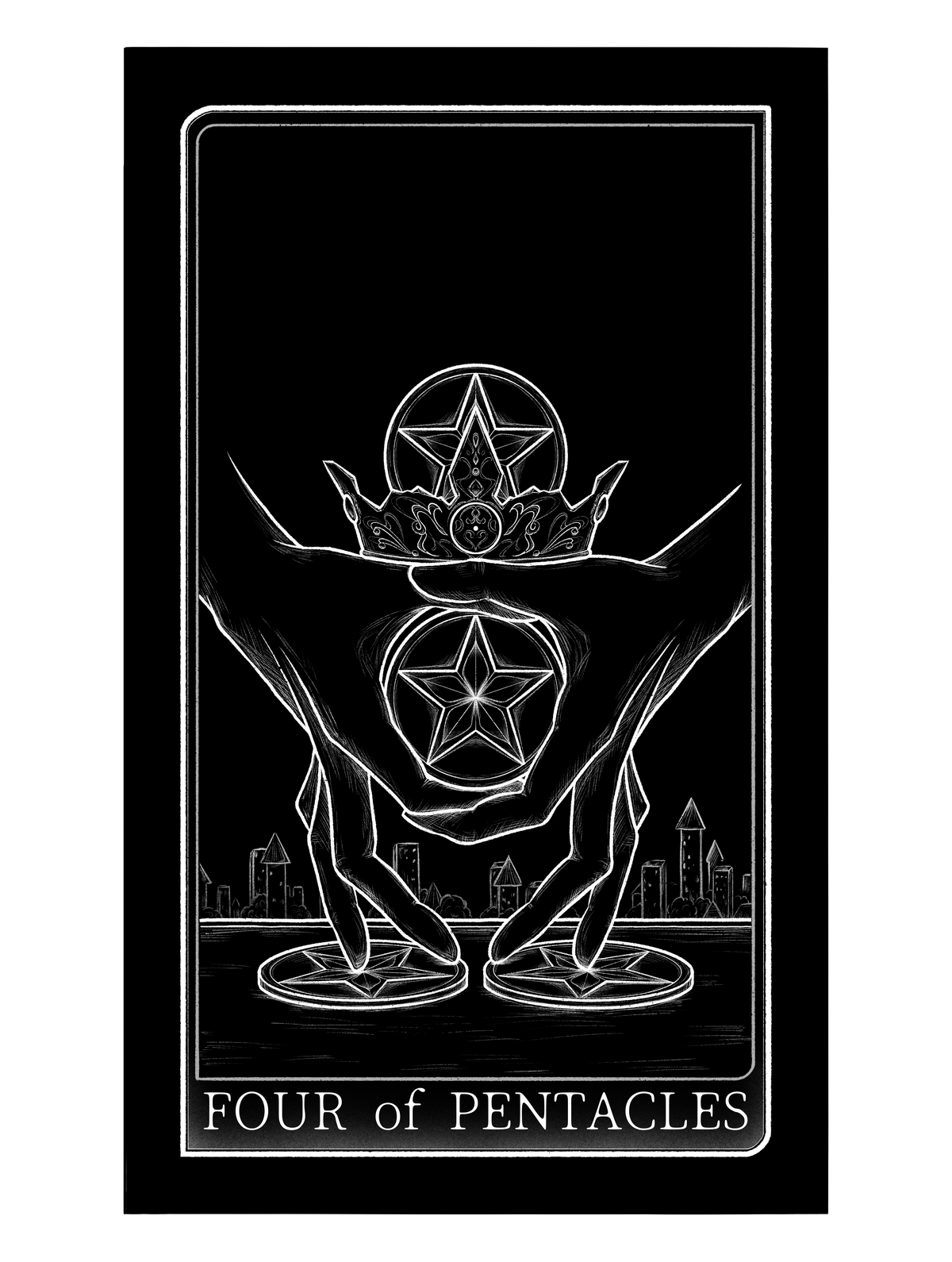 Tarot of Hand – Four of Pentacles