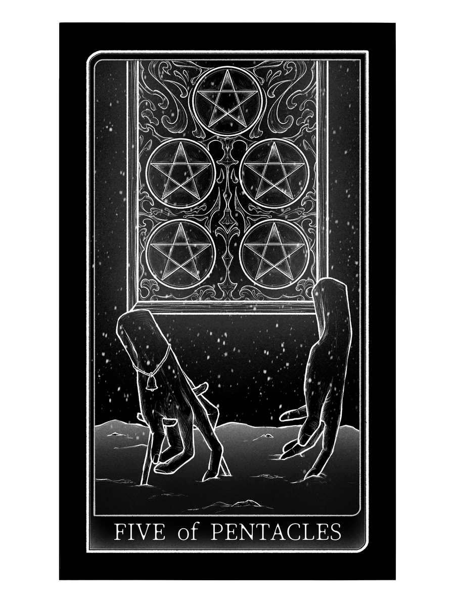 Tarot of Hand – Five of Pentacles