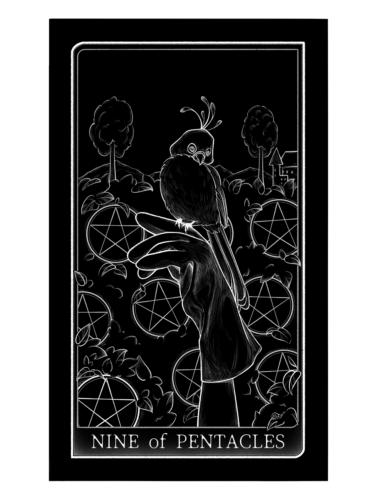 Tarot of Hand – Nine of Pentacles